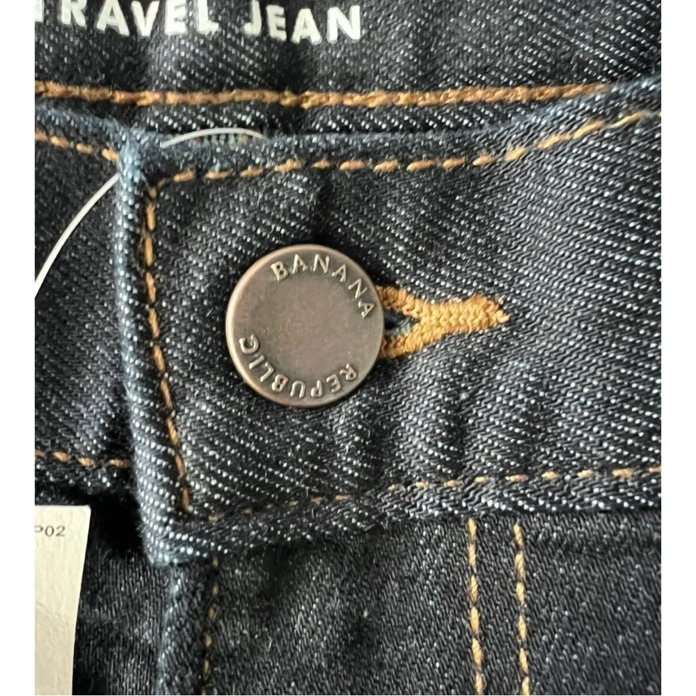 Banana Republic travel Jean Classic Dark Black Jeans W33 x L32